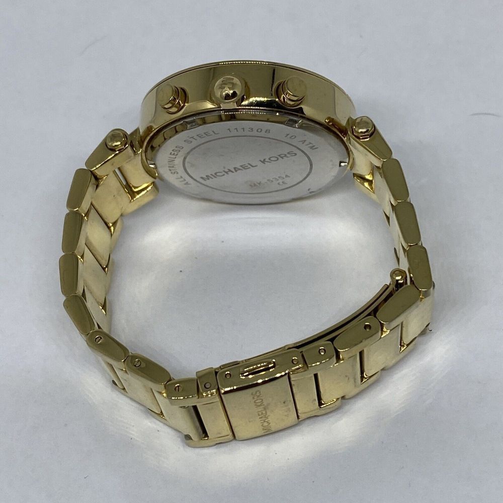 Michael Kors Parker MK5354 Womens Stainless Steel Analog Dial Quartz Watch MP731 - Picture 11 of 12